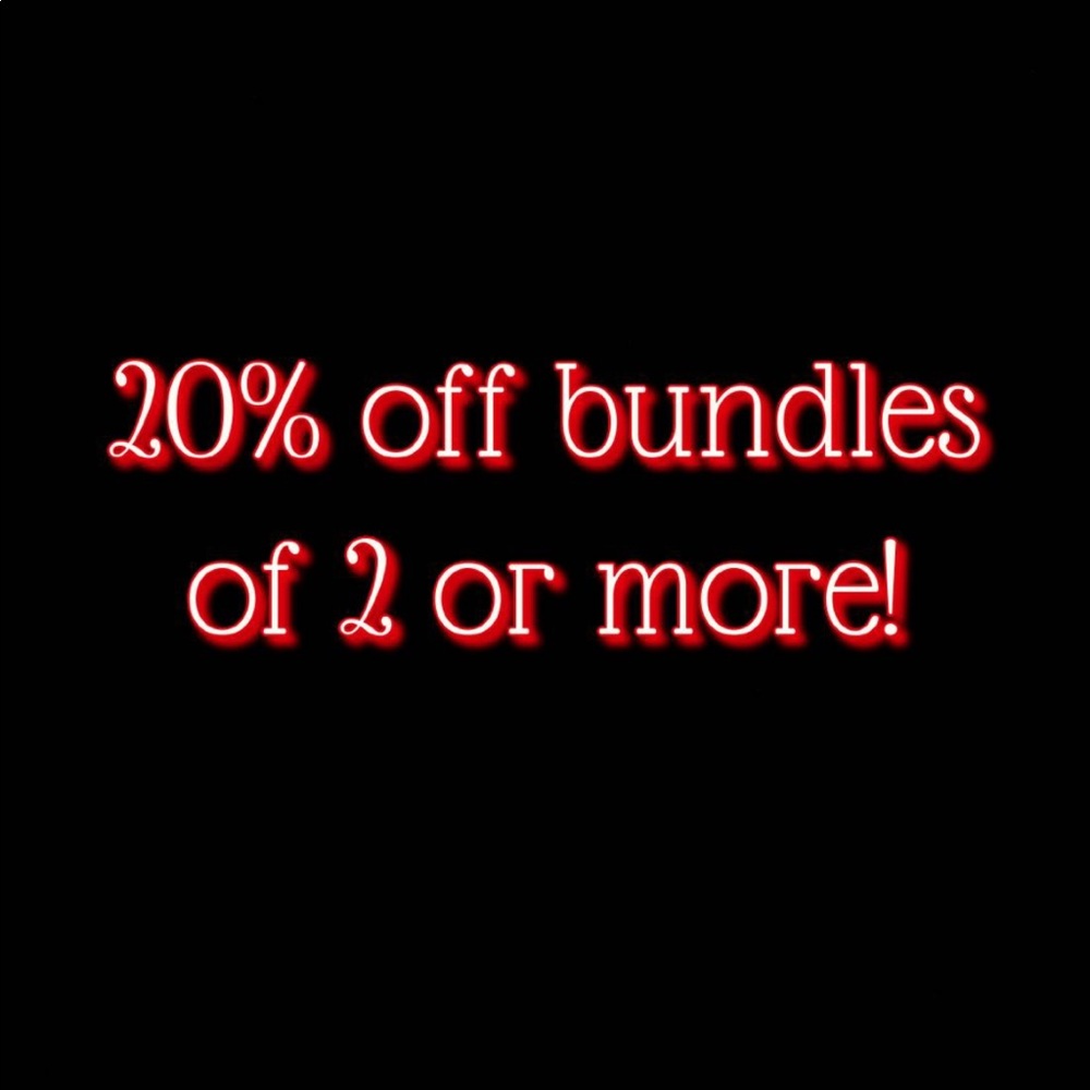 20% off bundles of 2 or more